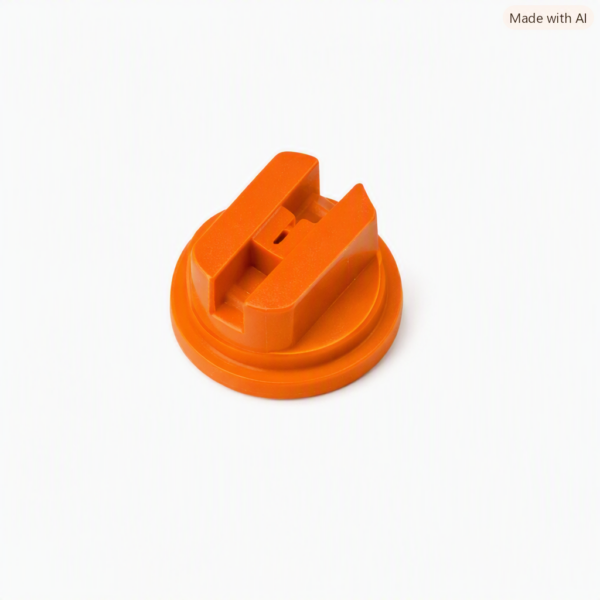 Orange plastic flat nozzle 010 for wheel cleaner