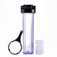 Water filter Big Blue 20" transparent 1´´ with bracket and wrench