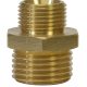 Double nipple 1/4"-1/2" brass