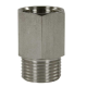 Nipple 3/8F - 3/8M SS