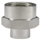 Reduction socket brass nickel plated 1/2"-1/4"