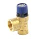 Safety valve 6 bar 1/2" input, 1/2 GW output